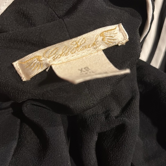 gold hawk silk lightweight professional monochrome preppy gothic blazer - Picture 7 of 7